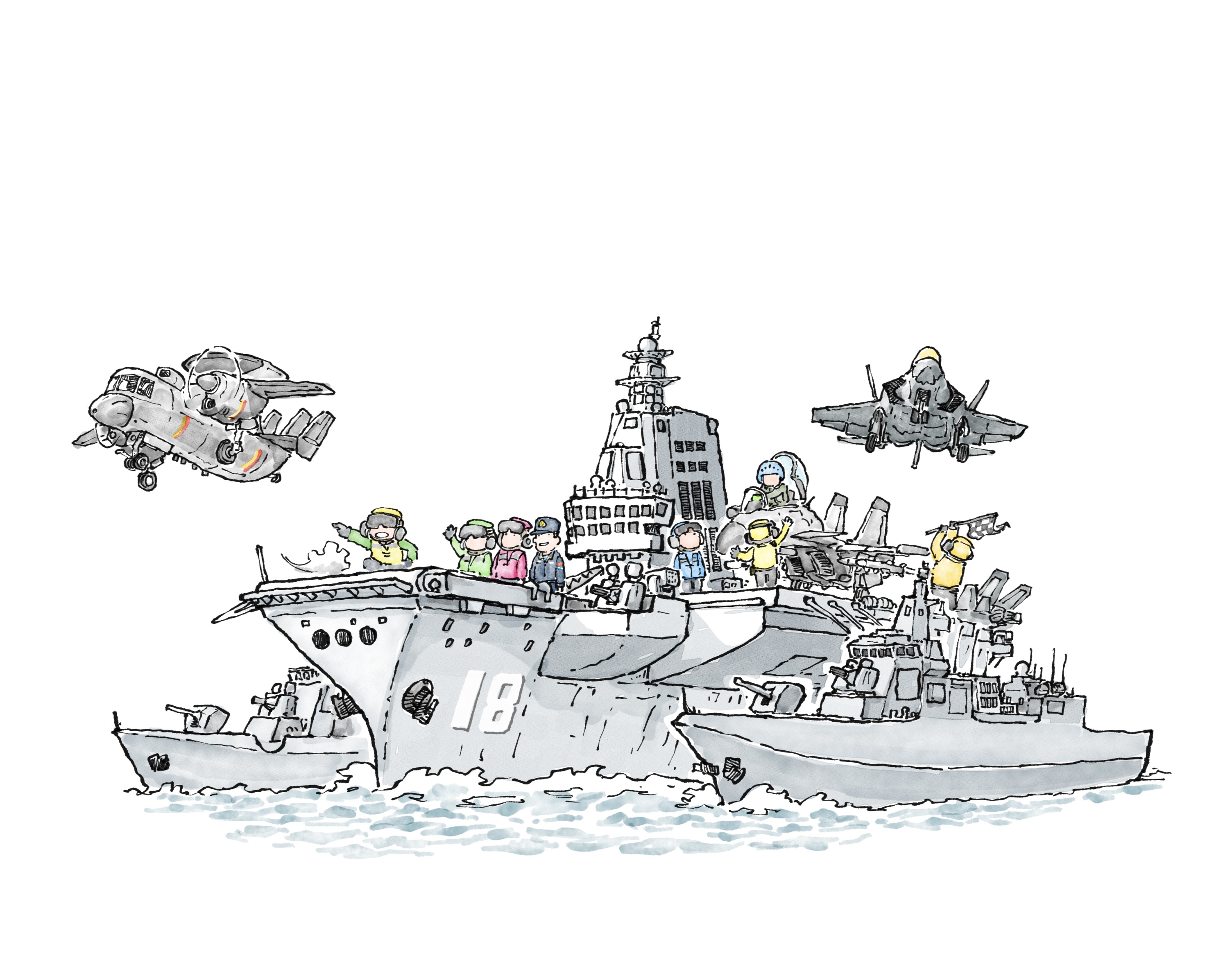 我国首艘电磁弹射型航母入列